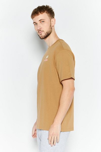 Puma Men Relaxed Fit Short Sleeve Outdoor T-Shirt, Tan