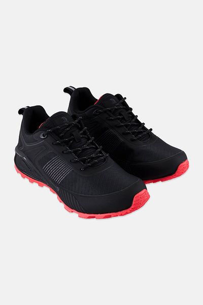 Nordland Men Textured Lace Up Hiking Shoes, Black