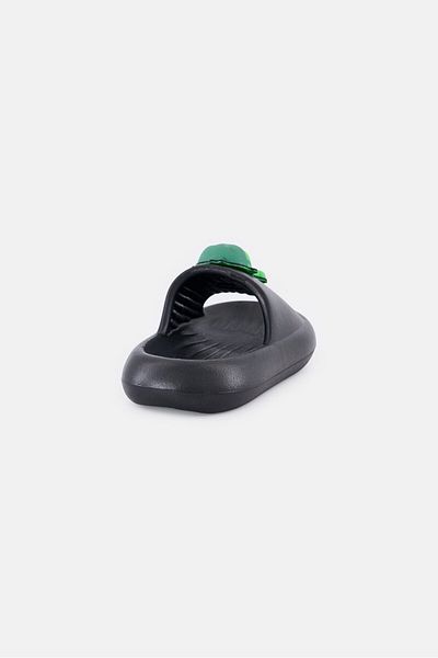 Marvel Toddlers Boy Slip On Slides, Black