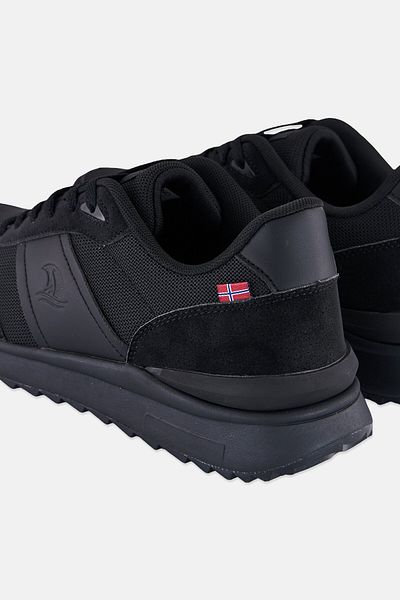 Nordland Men Lace Up Hiking Shoes, Black