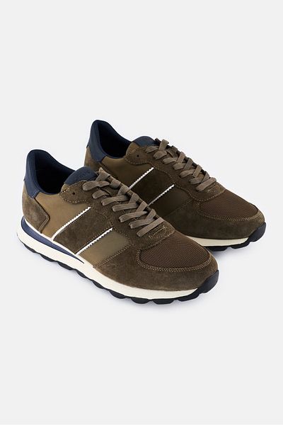 Geox Men Spherica Lace Up Casual Shoes, Multicolor