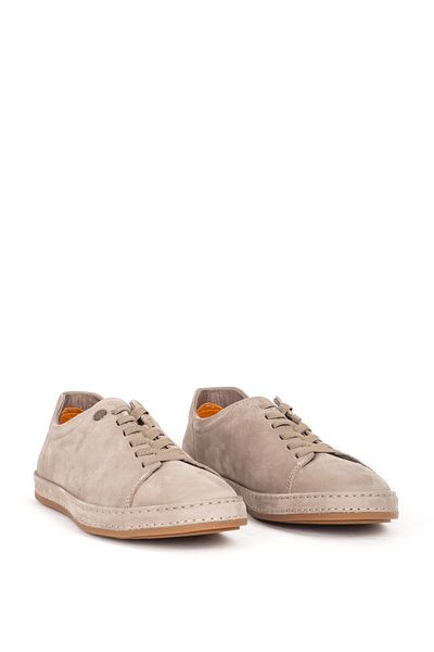 Dericlub Dericlub Men's Lace-Up Comfort Casual Shoes Real Leather Fr 245531 Mink