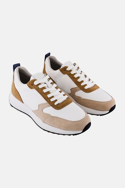 Geox Men U Volpiano A Lace Up Casual Shoes, Multicolor