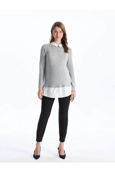 LC Waikiki Standard Fit Maternity Trousers with Abdominal Panel