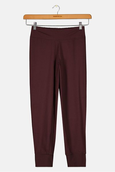 adidas Kids Girl Regular Fit Outdoor Leggings, Dark Maroon