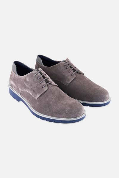 Geox Men Raffaele Lace Up Formal Shoes, Grey