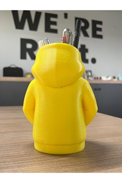 Root Made Hooded Coat Shaped Decorative Hoodie Design Pen Holder Flower Holder Home Decor Table Ornament