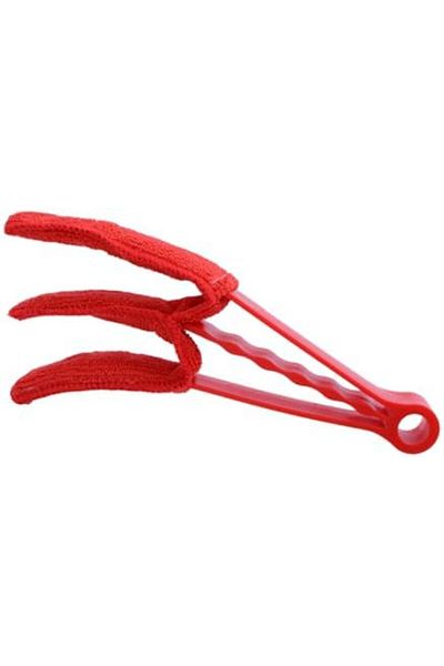 Generic Red Cleaning Brush for Window Blinds, AC Vents & Tracks – Shutter Cleaner & Duster Brush