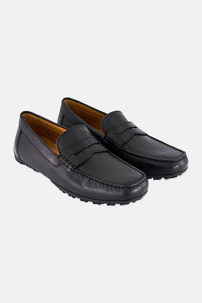 Geox Men Kosmopolis Grip Slip On Loafers, Black