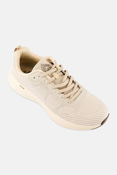 RBX Men Brand Logo Lace Up Outdoor Shoes, Beige