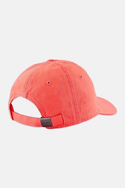 Tommy Hilfiger Men Mini Flag Adjustable Baseball Cap, Coral