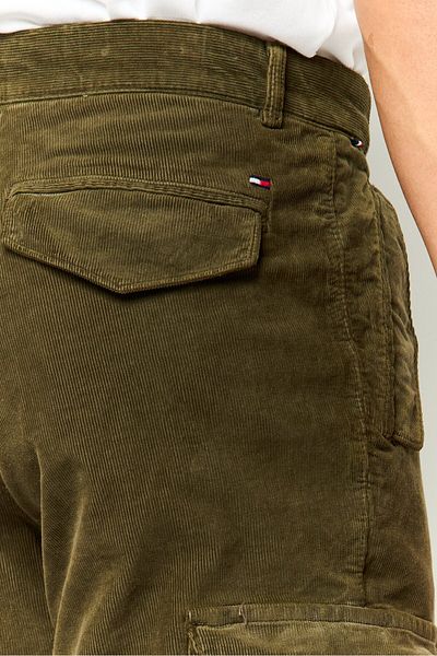 Tommy Hilfiger Men Cargo Fit Textured Cargo Pant, Green