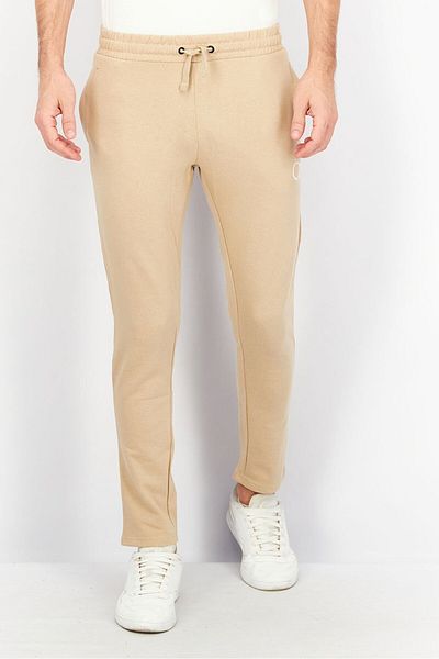 Ocean Pacific Men Regular Fit Drawstring Jogger, Light Beige