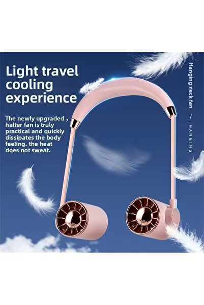 RAYTENG Yeni Boyun Asılı Fan USB Şarj Spor Açık Taşınabilir Tembel Fan