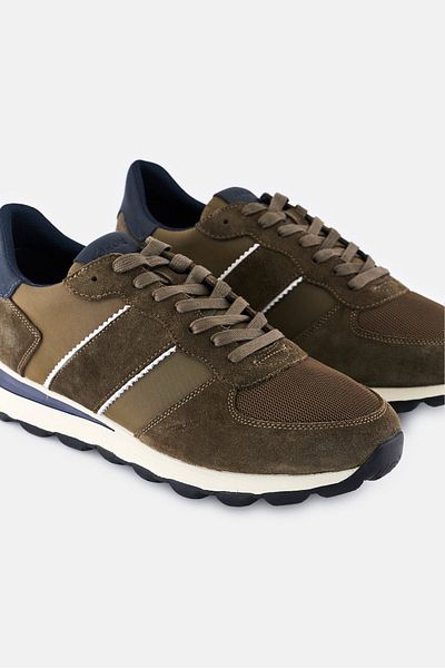 Geox Men Spherica Lace Up Casual Shoes, Multicolor