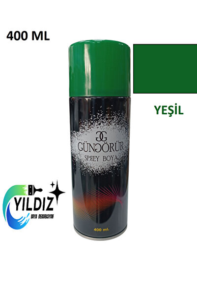 Güngörür Sprey Boya 400 ML Metal,Ahşap Her Türlü Yüzeye YEŞİL