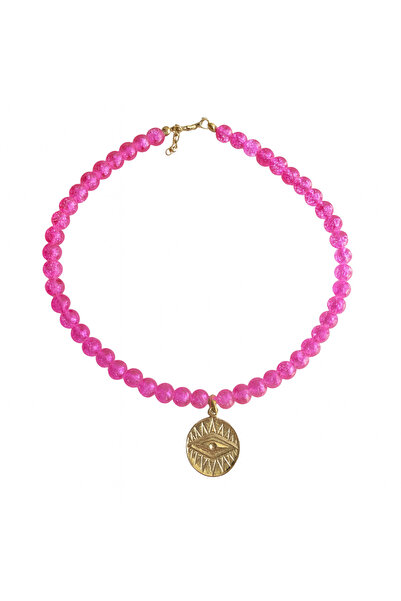 Venus Design Colorful Glass Bead Necklace