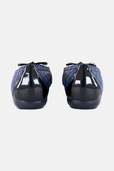 Geox Women D Annytah W B-Gbk Pat Slip On Flat, Navy