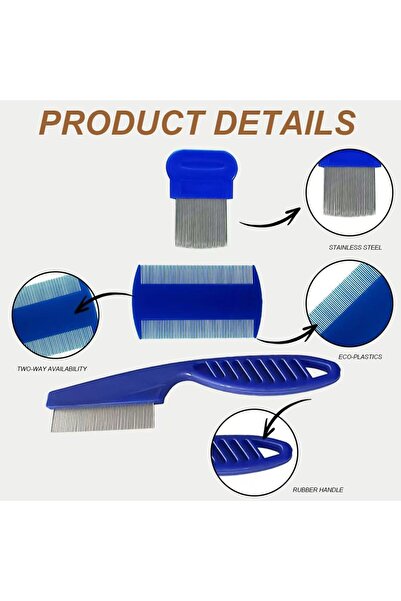 KdrElektronik Bit Tarağı Seti Sirke taraği Bit temizleme aparatı insan