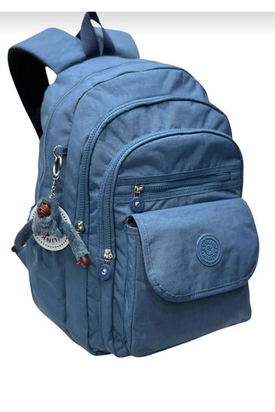 eflanmoda Multi-Compartment Unisex School Laptop and Daily Use Backpack Made of Clinker Fabric