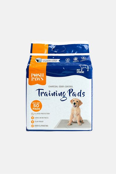 Posh Paws 50 Pieces Training Pads, Multicolor