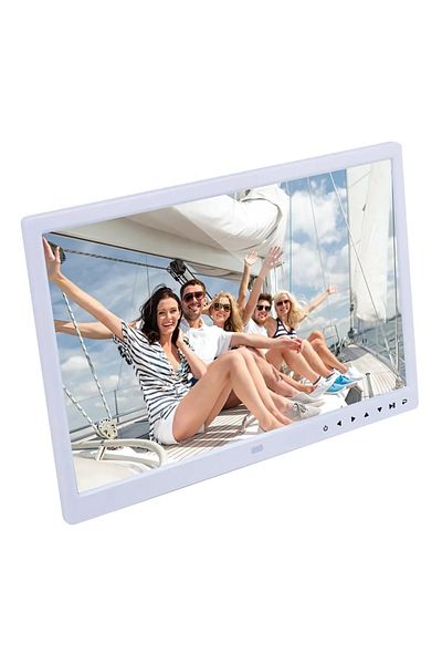 ARMY STORE Digital photo frame 15.4 inch LED, slim, White