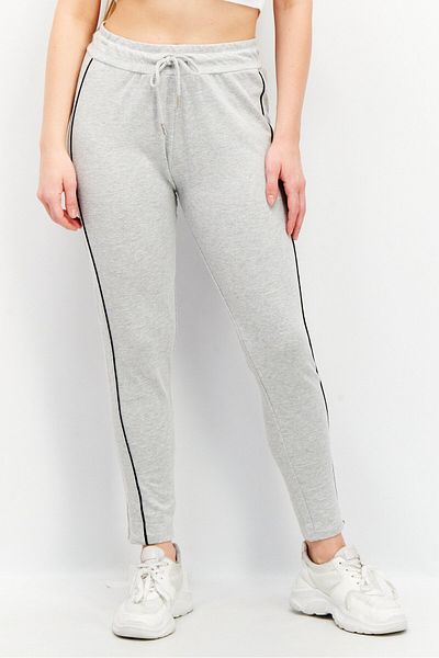 Don't Call Me Jennyfer Women Regular Fit High Waist Trouser Pants, Grey/Black