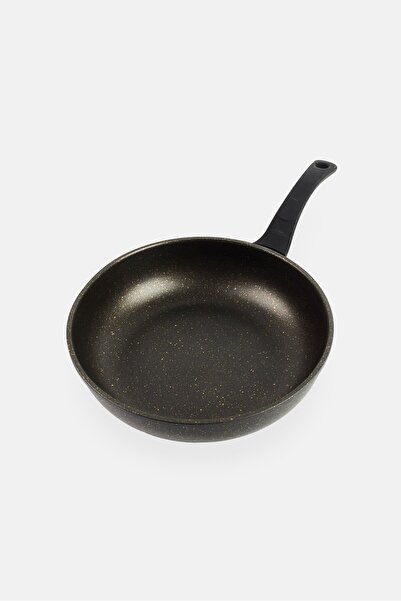 Fissman Non Stick Grace Deep Frying Pan, Black