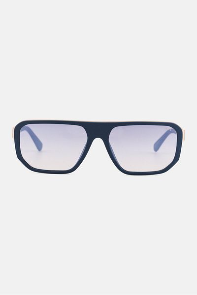 Guess Men GU0012420C59 Square Sunglasses, Slate Grey