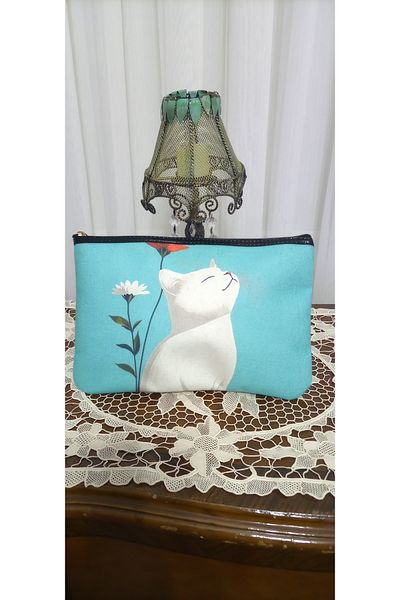 DİGİ PUFF Digipuff Patterned Fabric Portfolio Bag.