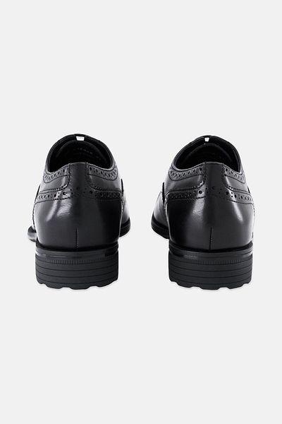 Geox Men Walk Pleasure Lace Up Formal Shoes, Black