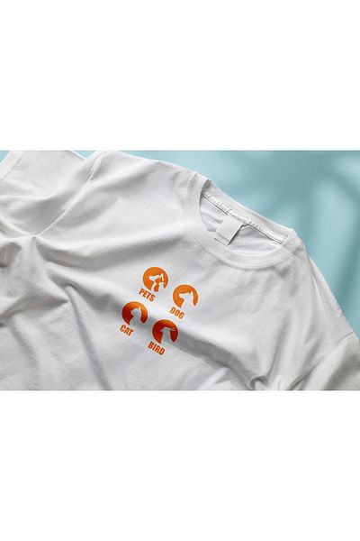 YEACHY Unisex Animals-Animal printed T-shirt