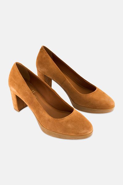 Geox Women D Walk Pleasure 60 Slip On Pumps, Tan
