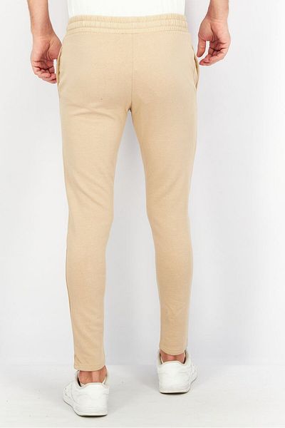 Ocean Pacific Men Regular Fit Drawstring Jogger, Light Beige