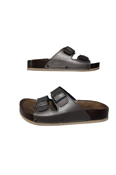 MULEX Platinum Double Buckle Adjustable Women's Anatomical Comfortable Sole Daily Slippers