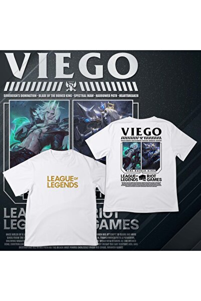 EZ Design League of Legends - VIEGO - Baskılı Oversize T-shirt