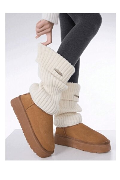 The Casius. Colanți de damă cu volane, călduroși, mărime universală, albi, The Casius