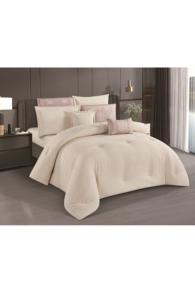 HOURS Horse 8-piece soft jacquard comforter set with a modern and distinctive design Corey-07