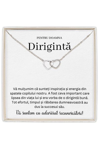 The Jewel Heart Heart Jewelry for the Conductor, A Gift That Says Thank You, 39+5 cm