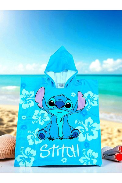 MİLAYS LİFE HOME COLLECTİON Boy's Poncho Cape Beach & Sea Towel