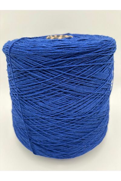 kumasfabrik (1 Kg) Βαμβακερό νήμα πλεξίματος χειρός/νήμα μοτίβο/νήμα κατών/νήμα τσάντας/νήμα διάτρησης/νήμα amigurimi-Saks Blue
