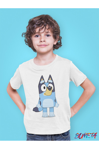 Bumeta Bluey Cute Dog Brothers Bluey Kids T-Shirt T-Shirt