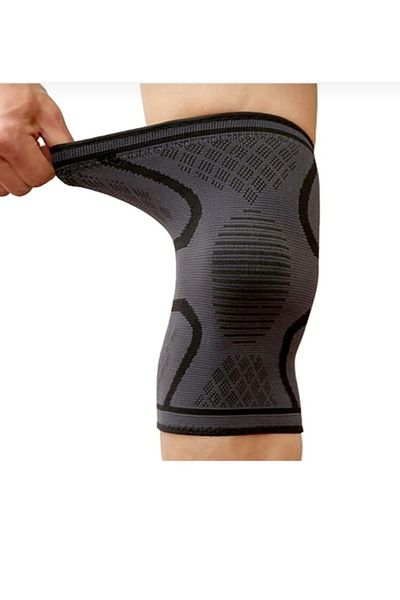 seyuse 1Pc Elastic Knee Pads Anthracite Sportsman Knee Pad Knee Bandage Cyclist Knee Pad Black Non-Slip