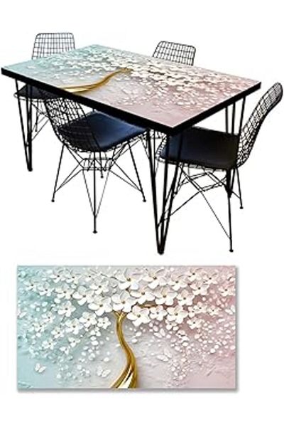 Mu Art Ahşap Stickerart Table Veneer Foil Furniture Table Veneer Foils 3D Gold Tree