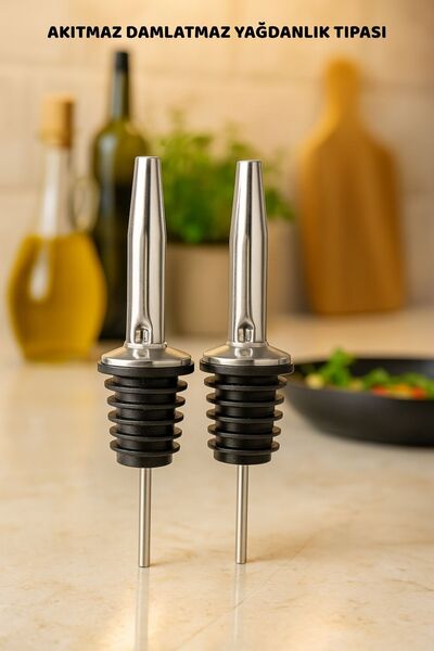 PAZARAKOŞ 2 Adet Yağdanlık Tıpası - Metal Vakumlu Akıtmaz Damlatmaz