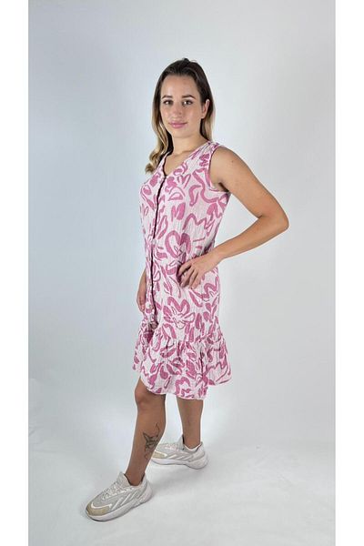 bomull textıle Jacquard Muslin Dress Sleeveless
