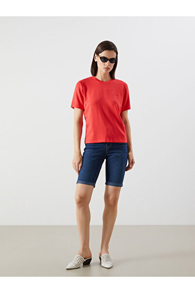 LC Waikiki Pantaloni scurti de jeans pentru femei, slim fit