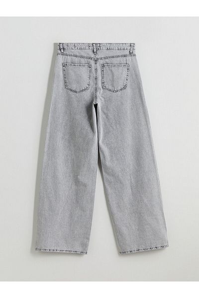 LC Waikiki Pantaloni de damă în jean Wideleg