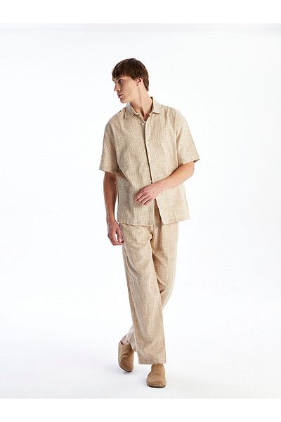 LC Waikiki Comfortable Linen Look Men's Trousers