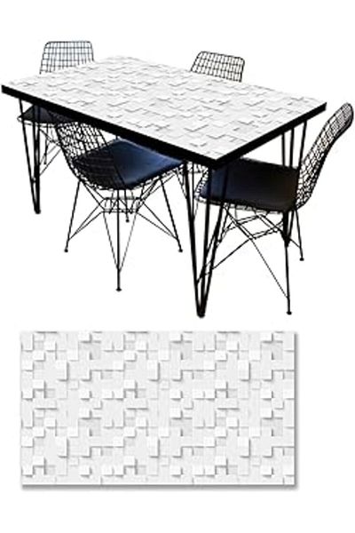Mu Art Ahşap Table Covering Foil Furniture Table Covering Foils 3 Sizes Cubes